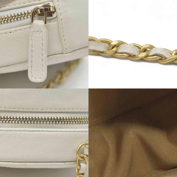 Chanel Lambskin Quilted Pearl Round Clutch With Chain 2020 - Picture 9 of 15